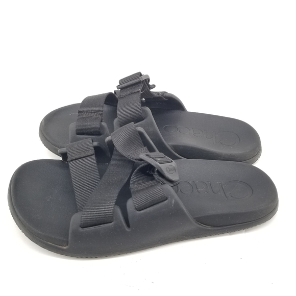 B4 Chaco Chillos Black Slides Sandal Womens Size 6 - Picture 3 of 6
